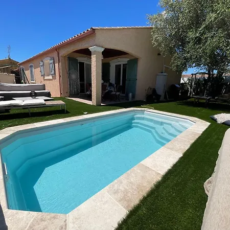 De Charme Piscine 10mns De La Mer- La Safio * Poussan